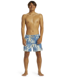 The Quiksilver Mens Everyday Mix Volley Shorts in Star Sapphire