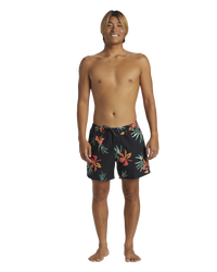 The Quiksilver Mens Everyday Volley Shorts in Black