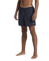 The Quiksilver Mens Everyday Solid Volley Shorts in Dark Navy