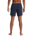 The Quiksilver Mens Everyday Solid Volley Shorts in Dark Navy