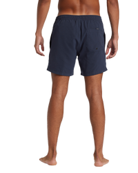 The Quiksilver Mens Everyday Solid Volley Shorts in Dark Navy