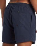 The Quiksilver Mens Everyday Solid Volley Shorts in Dark Navy