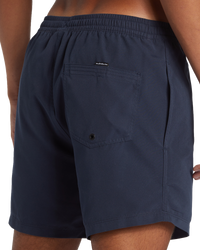 The Quiksilver Mens Everyday Solid Volley Shorts in Dark Navy