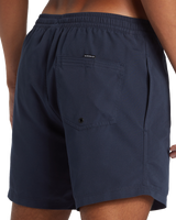 The Quiksilver Mens Everyday Solid Volley Shorts in Dark Navy