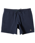 The Quiksilver Mens Everyday Solid Volley Shorts in Dark Navy