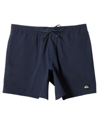 The Quiksilver Mens Everyday Solid Volley Shorts in Dark Navy