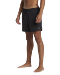 The Quiksilver Mens Everyday Solid Volley Shorts in Black