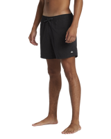 The Quiksilver Mens Everyday Solid Volley Shorts in Black