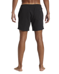 The Quiksilver Mens Everyday Solid Volley Shorts in Black