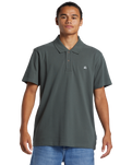 The Quiksilver Mens DNA Polo Shirt in Urban Chic