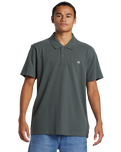 The Quiksilver Mens DNA Polo Shirt in Urban Chic