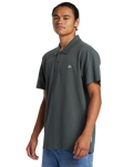 The Quiksilver Mens DNA Polo Shirt in Urban Chic