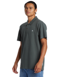 The Quiksilver Mens DNA Polo Shirt in Urban Chic