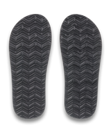 The Quiksilver Mens Monkey Abyss Flip Flops in Grey