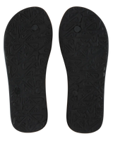 The Quiksilver Mens Molokai Panel Flip Flops in Blue & Grey