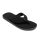 The Quiksilver Mens Molokai Layback Textured Flip Flops in Black, White & Black