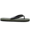 The Quiksilver Mens Molokai Core Flip Flops in Green