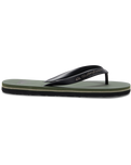 The Quiksilver Mens Molokai Core Flip Flops in Green