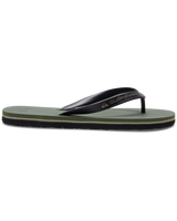 The Quiksilver Mens Molokai Core Flip Flops in Green