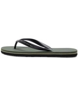 The Quiksilver Mens Molokai Core Flip Flops in Green