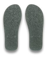 The Quiksilver Mens Molokai Core Flip Flops in Khaki