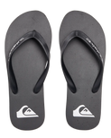 The Quiksilver Mens Molokai Core Flip Flops in Black