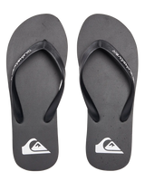 The Quiksilver Mens Molokai Core Flip Flops in Black