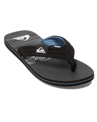 The Quiksilver Mens Molokai Layback II Flip Flops in Black 3