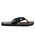 The Quiksilver Mens Molokai Layback II Flip Flops in Black 3