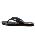 The Quiksilver Mens Molokai Layback II Flip Flops in Black 3