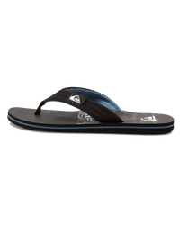 The Quiksilver Mens Molokai Layback II Flip Flops in Black 3