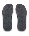 The Quiksilver Mens Molokai Layback II Flip Flops in Black Connect