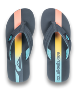 The Quiksilver Mens Molokai Layback II Flip Flops in Iron Gate Holmes