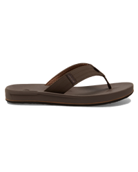 The Quiksilver Mens Rivi III Flip Flops in Brown