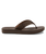 The Quiksilver Mens Rivi III Flip Flops in Brown