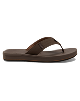 The Quiksilver Mens Rivi III Flip Flops in Brown