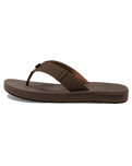 The Quiksilver Mens Rivi III Flip Flops in Brown