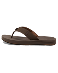 The Quiksilver Mens Rivi III Flip Flops in Brown