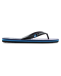 The Quiksilver Mens Molokai Art II Flip Flops in Black, Blue & Pink