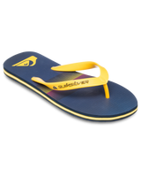 The Quiksilver Mens Molokai Stripe 25 Flip Flops in Estate Blue Connect