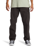 The Quiksilver Mens DNA Beach Cargo Trousers in Tarmac