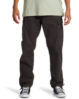 The Quiksilver Mens DNA Beach Cargo Trousers in Tarmac