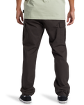 The Quiksilver Mens DNA Beach Cargo Trousers in Tarmac