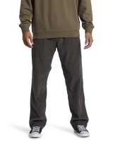 The Quiksilver Mens DNA Cord Beach Trousers in Tarmac