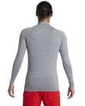 The Quiksilver Everyday Long Sleeved Rash Vest in Quarry Heather