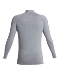 The Quiksilver Everyday Long Sleeved Rash Vest in Quarry Heather