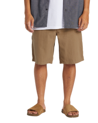 The Quiksilver Mens Carpenter Walkshorts in Timber Wolf