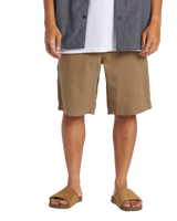 The Quiksilver Mens Carpenter Walkshorts in Timber Wolf