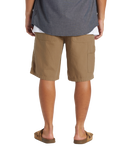 The Quiksilver Mens Carpenter Walkshorts in Timber Wolf