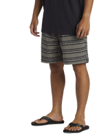 The Quiksilver Mens Taxer Walkshorts in Tarmac Taxer